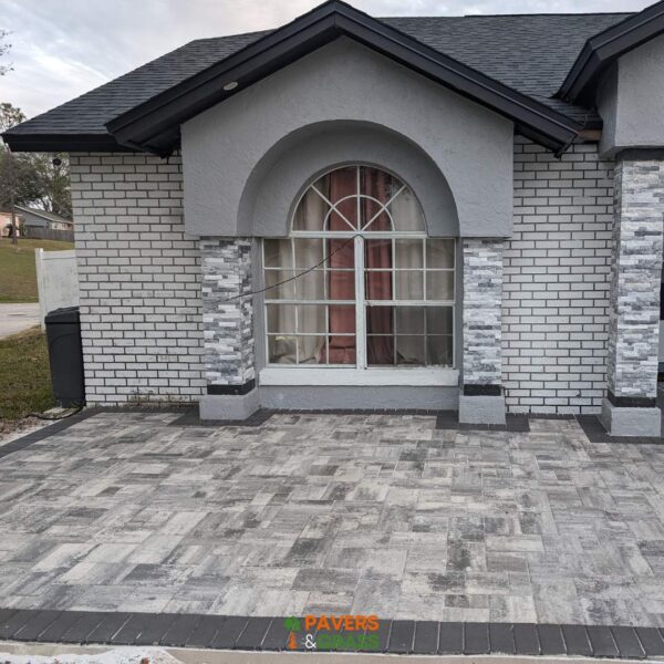 Pavers & Grass