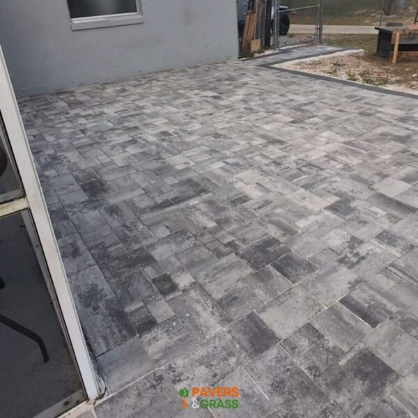 Pavers & Grass