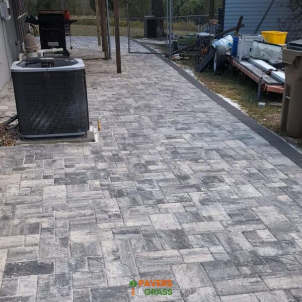 Pavers & Grass