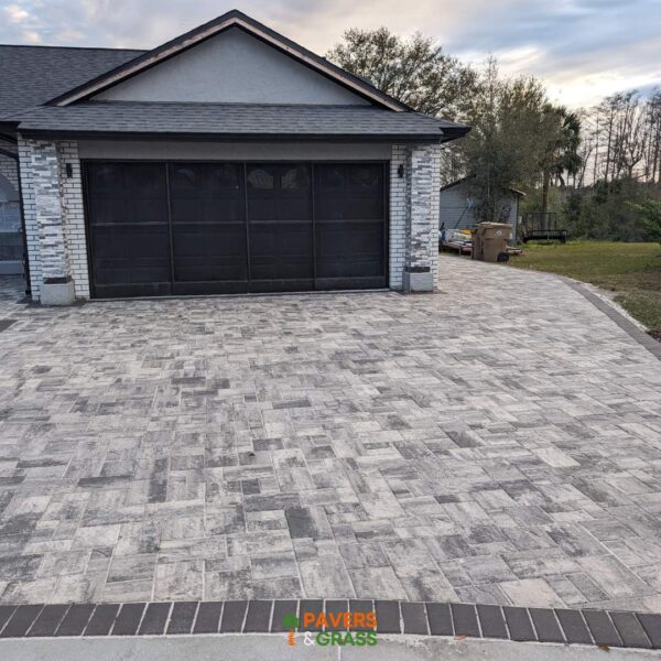 Pavers & Grass