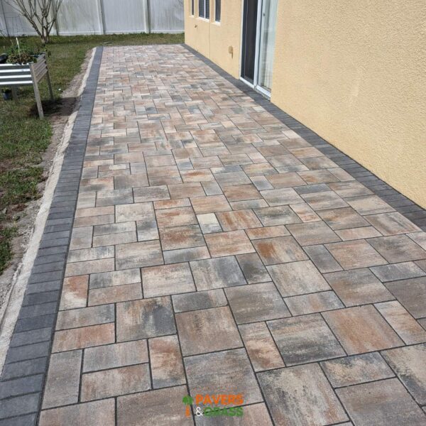 Pavers & Grass