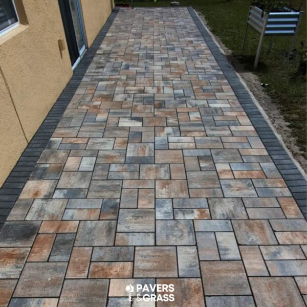 Pavers & Grass